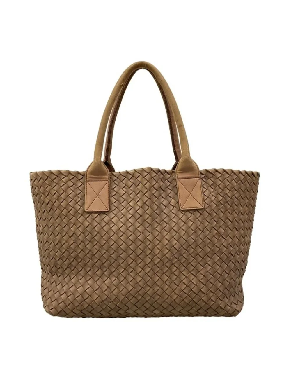 Bottega Veneta Tote Cabas PM Pink Beige Leather